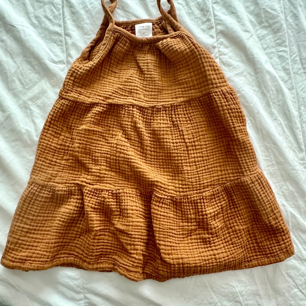 Organic Cotton Brown Dress